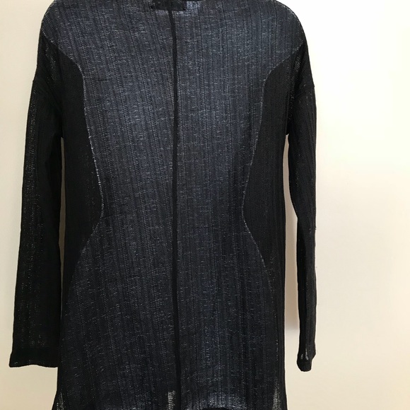 Fab’rik black sweater with button accents. Size S - Picture 2 of 2